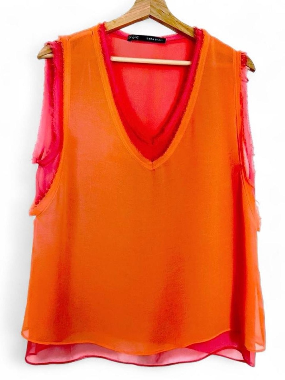 100% Silk Lightweight Breathable Sleeveless Tank Top Zara Size Medium